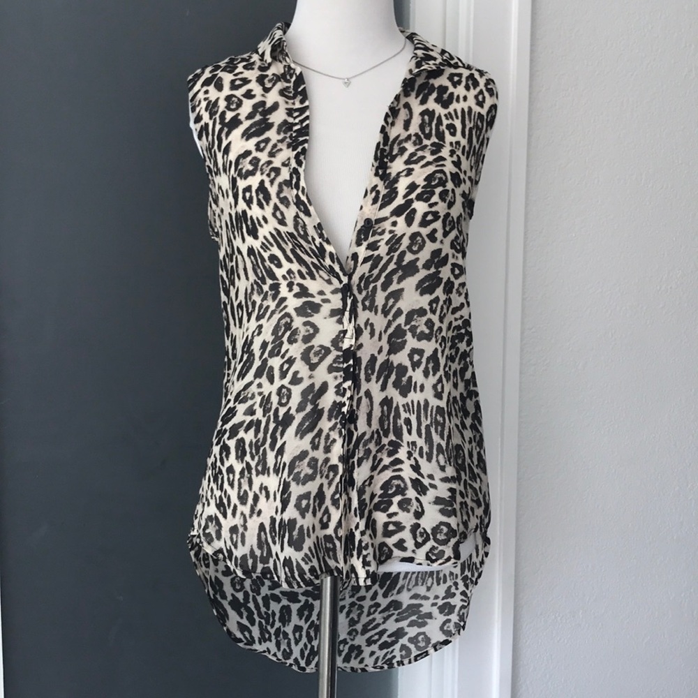Leopard blouse
